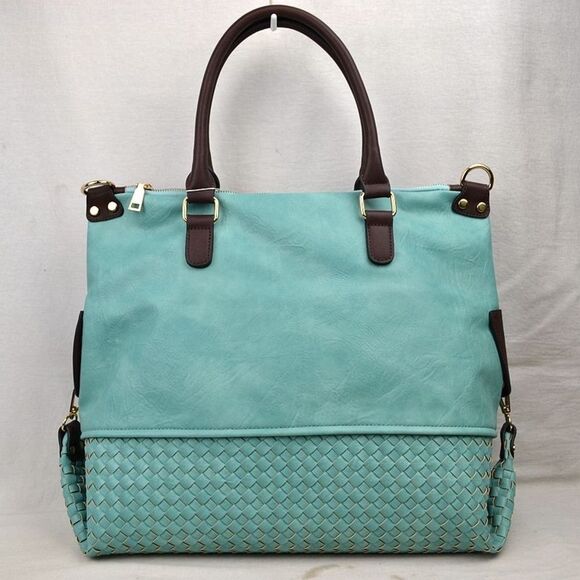 LeMiel Chic Oversized Wooven Tote - Picture 1 of 7